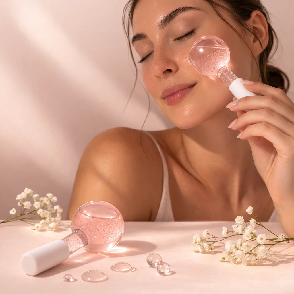 Facial ice globes